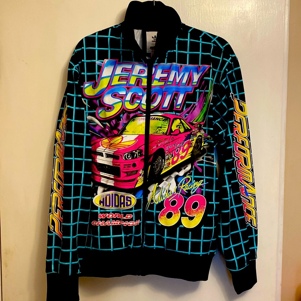 Jeremy Scott Adidas NWT zip up jacket size medium men’s